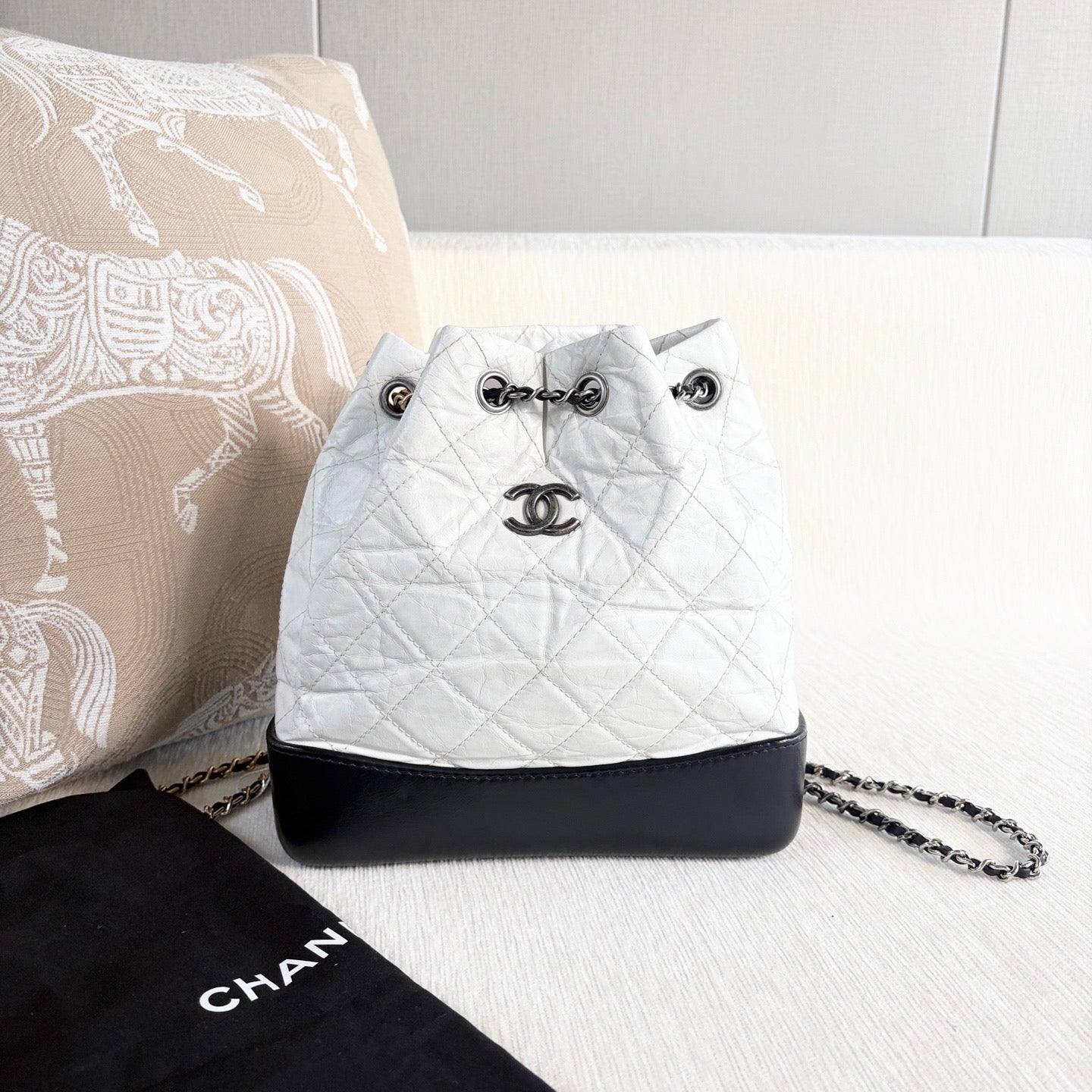 Chanel - Gabrielle Backpack - Leather - Multicolour - (Small)
