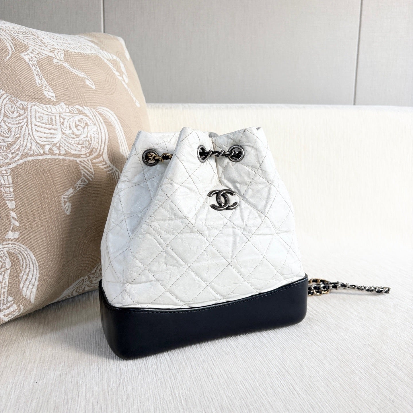 Chanel - Gabrielle Backpack - Leather - Multicolour - (Small)