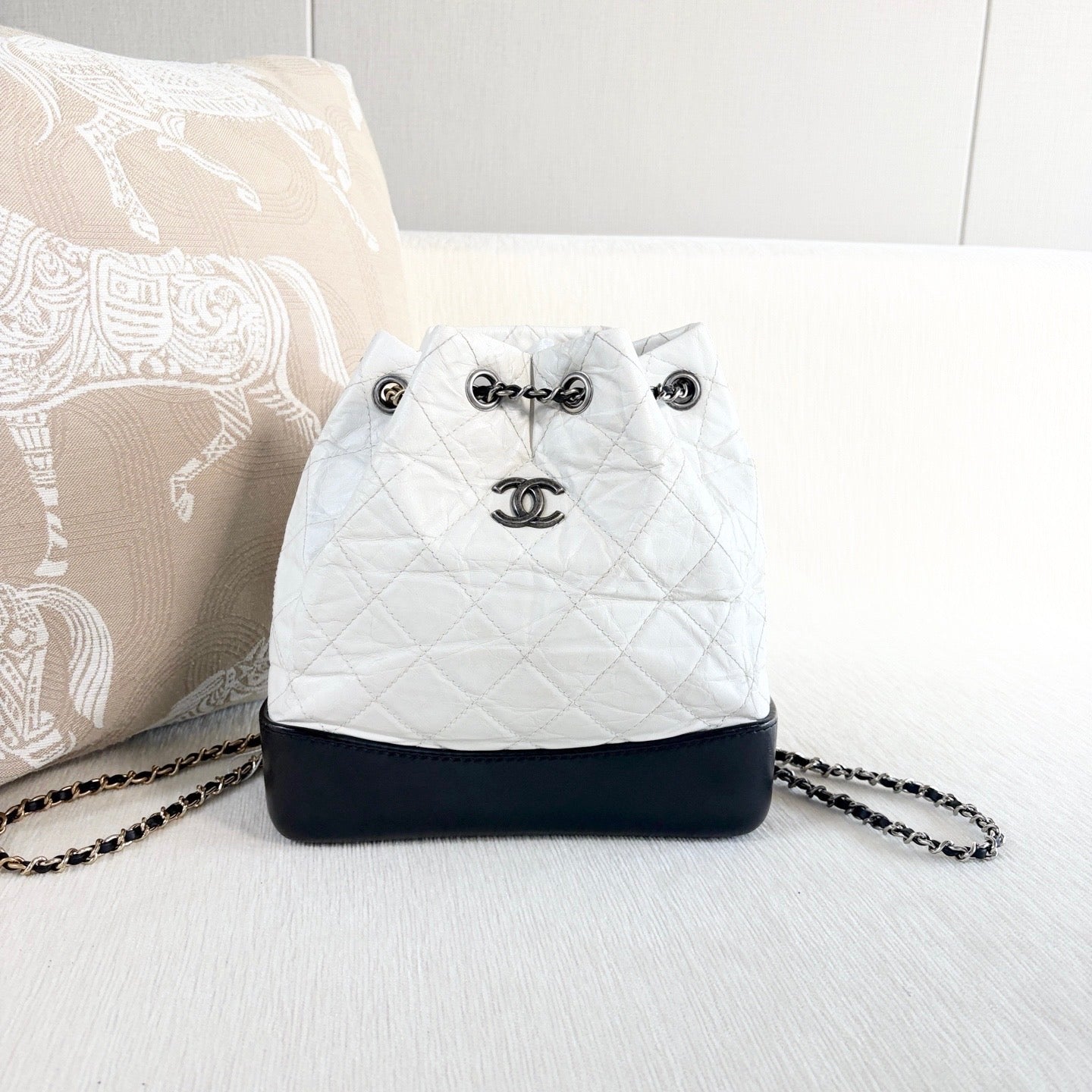 Chanel - Gabrielle Backpack - Leather - Multicolour - (Small)