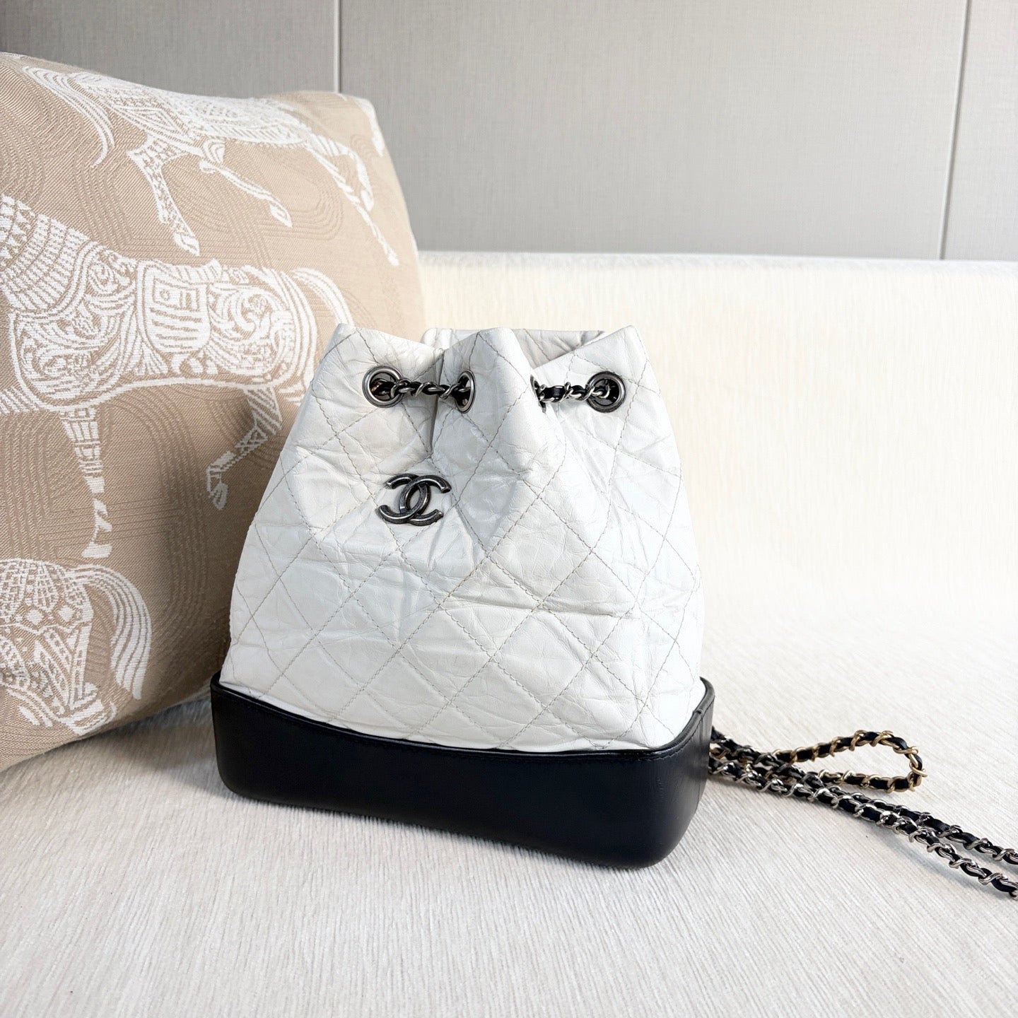 Chanel - Gabrielle Backpack - Leather - Multicolour - (Small)
