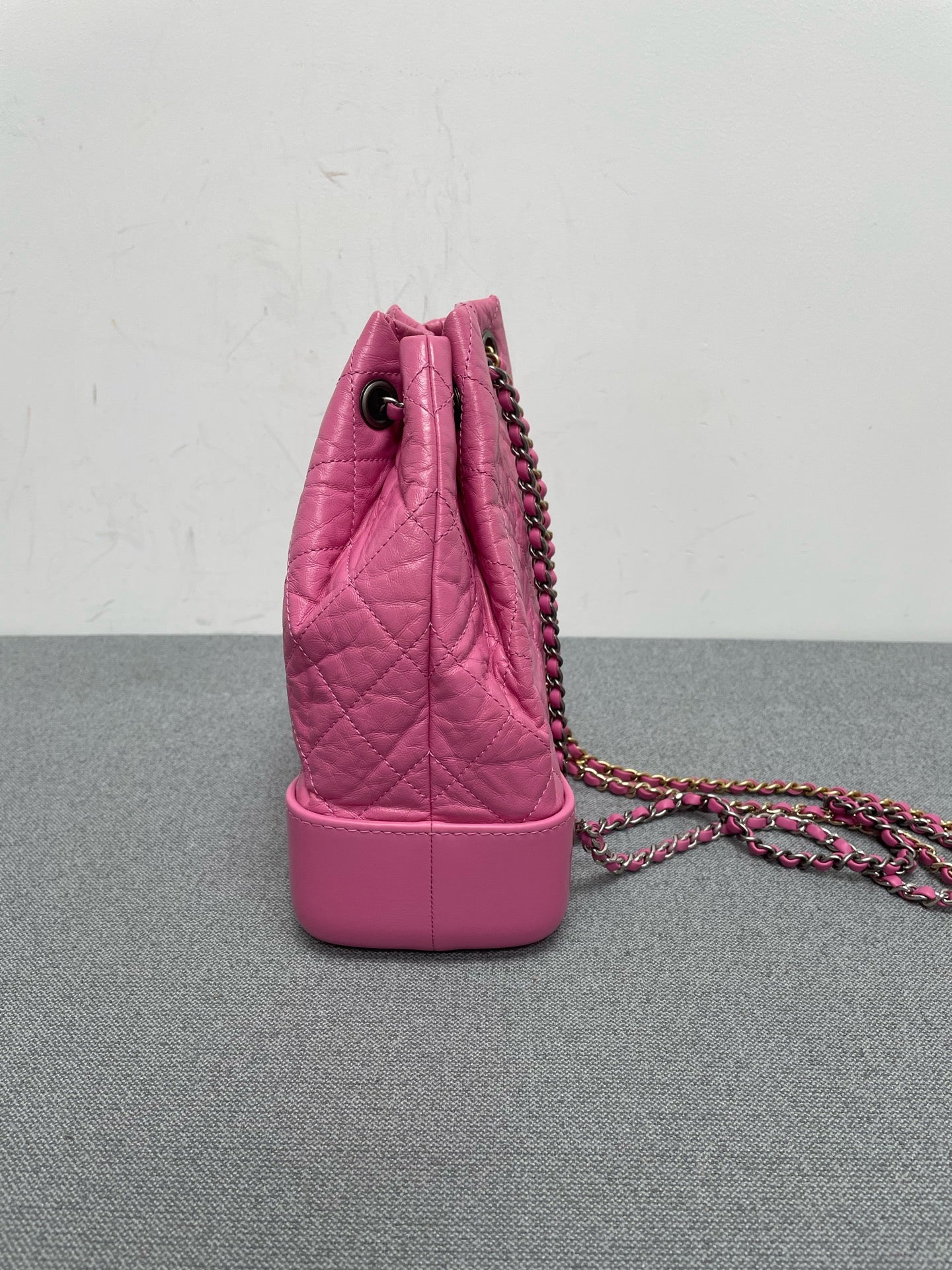 Chanel - Gabrielle Backpack - Leather - Pink - (small)
