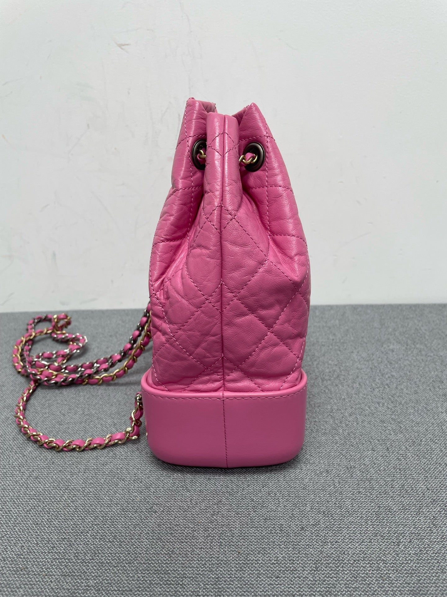 Chanel - Gabrielle Backpack - Leather - Pink - (small)