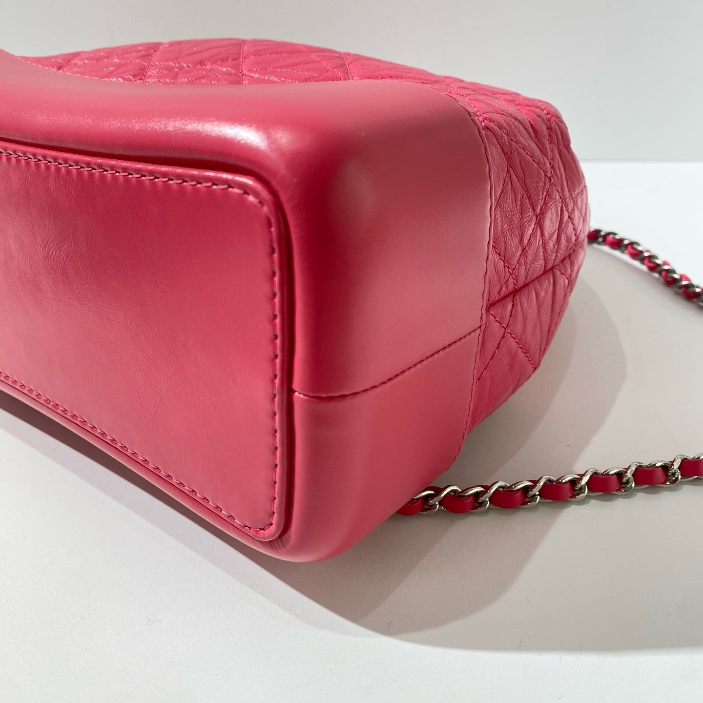 Chanel - Gabrielle Backpack - Leather - Pink - (small)