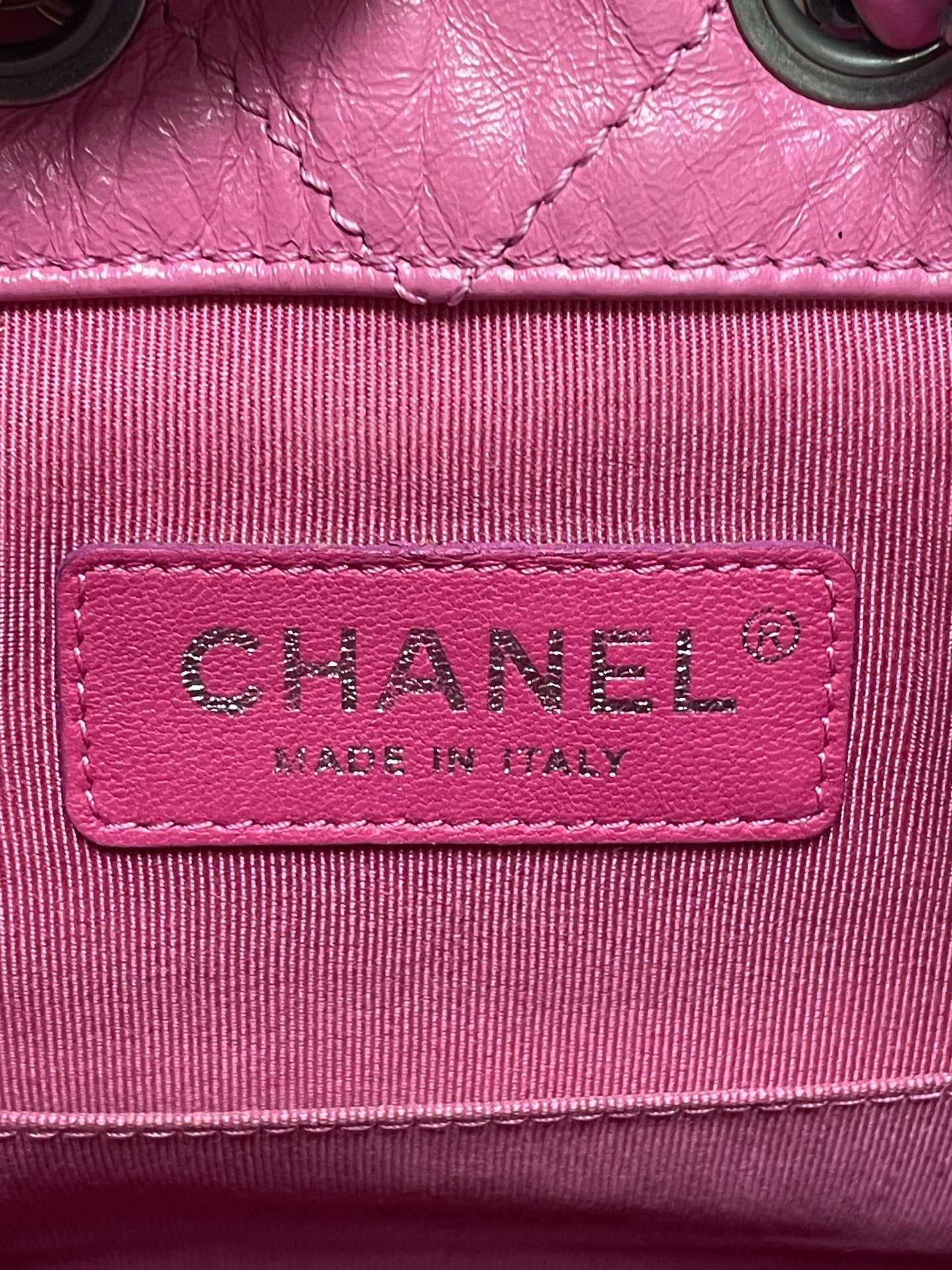 Chanel - Gabrielle Backpack - Leather - Pink - (small)