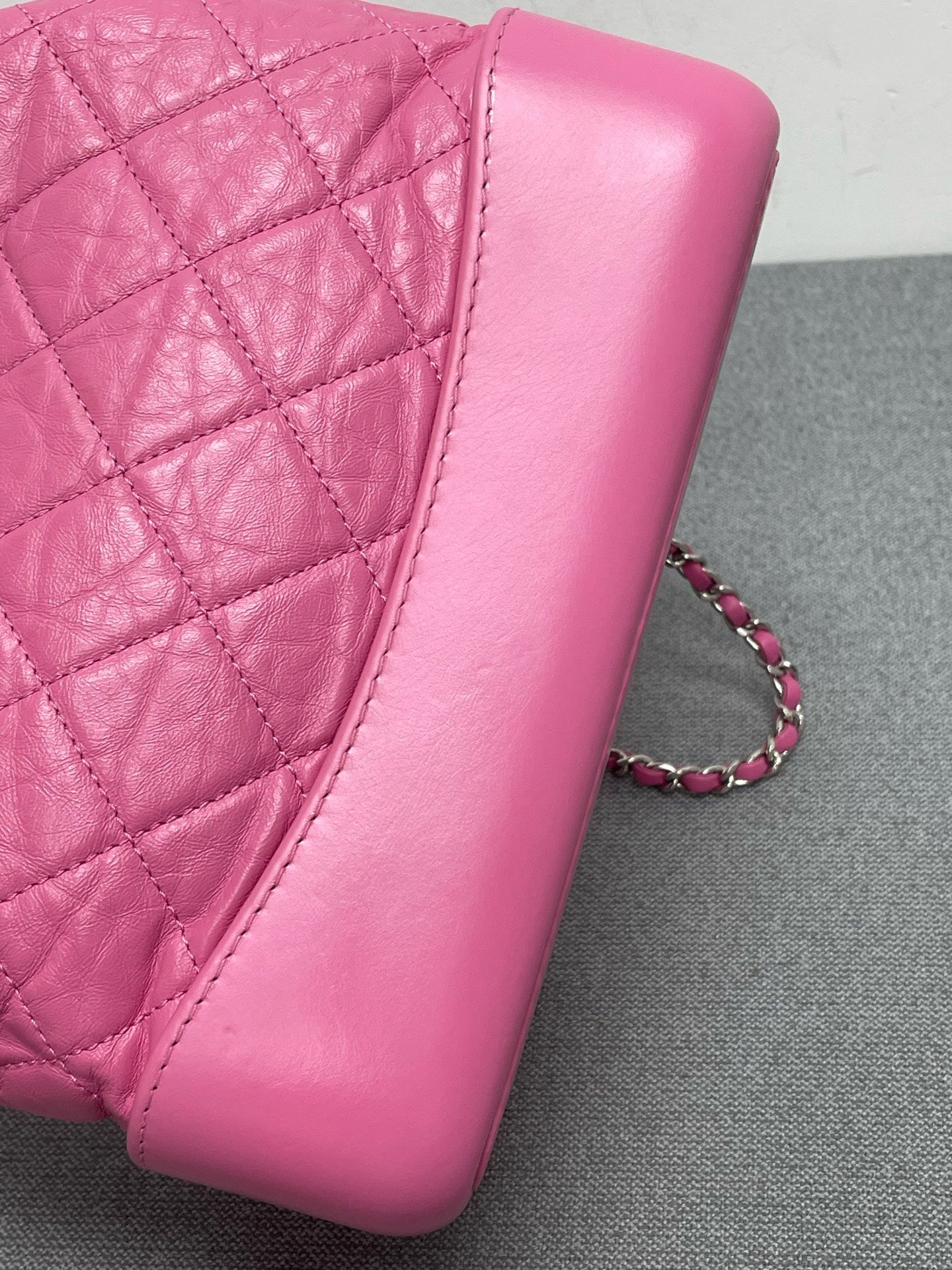 Chanel - Gabrielle Backpack - Leather - Pink - (small)