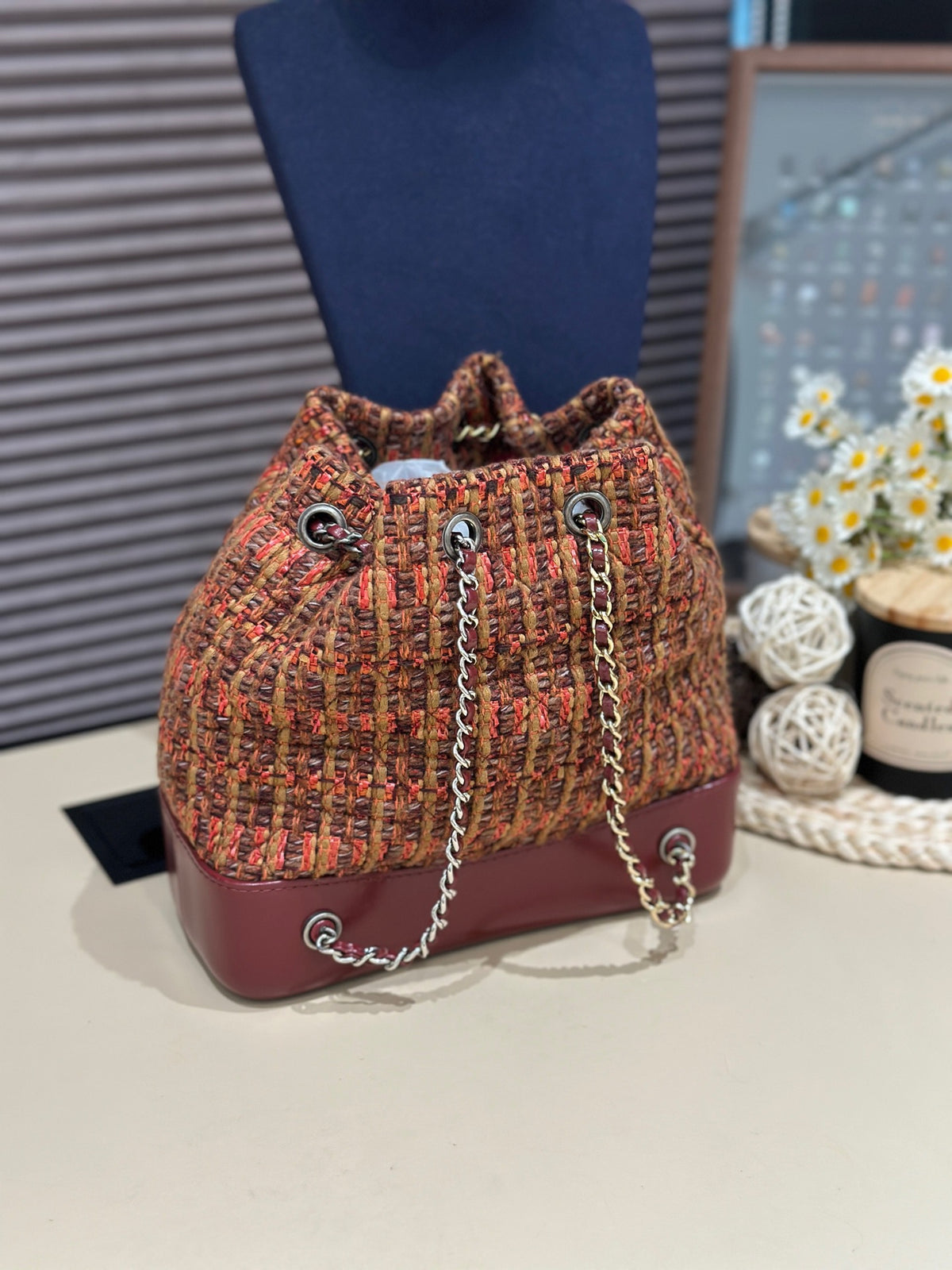 Chanel - Gabrielle Backpack - Tweed - Multicolour - (Other)