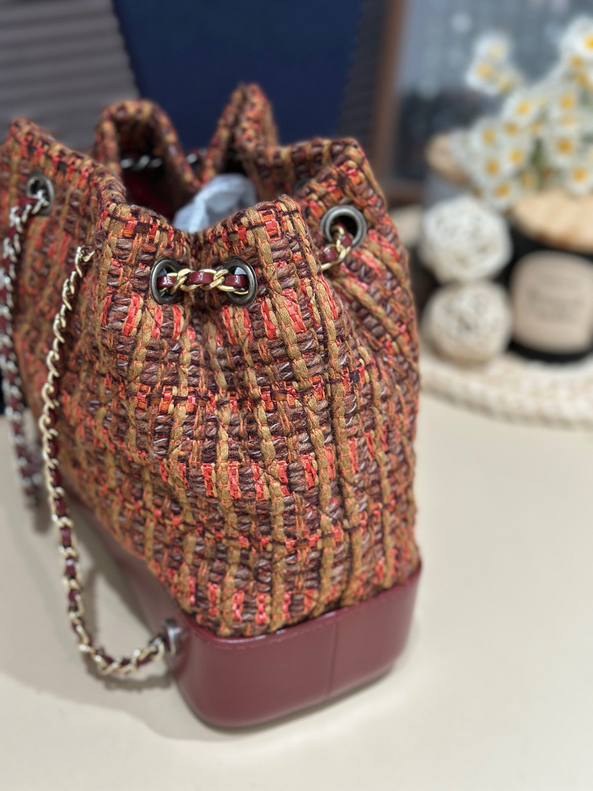 Chanel - Gabrielle Backpack - Tweed - Multicolour - (Other)