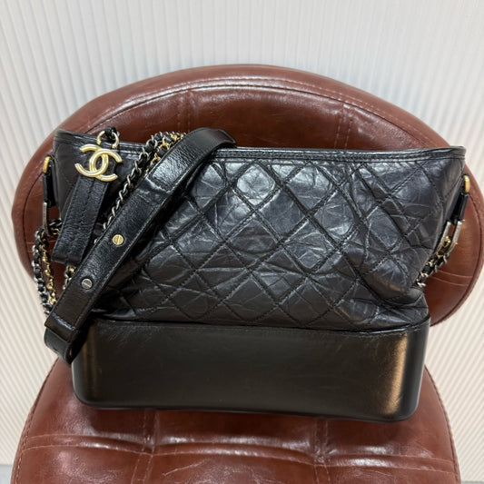 Chanel - Gabrielle - Calfskin - Black - (medium)