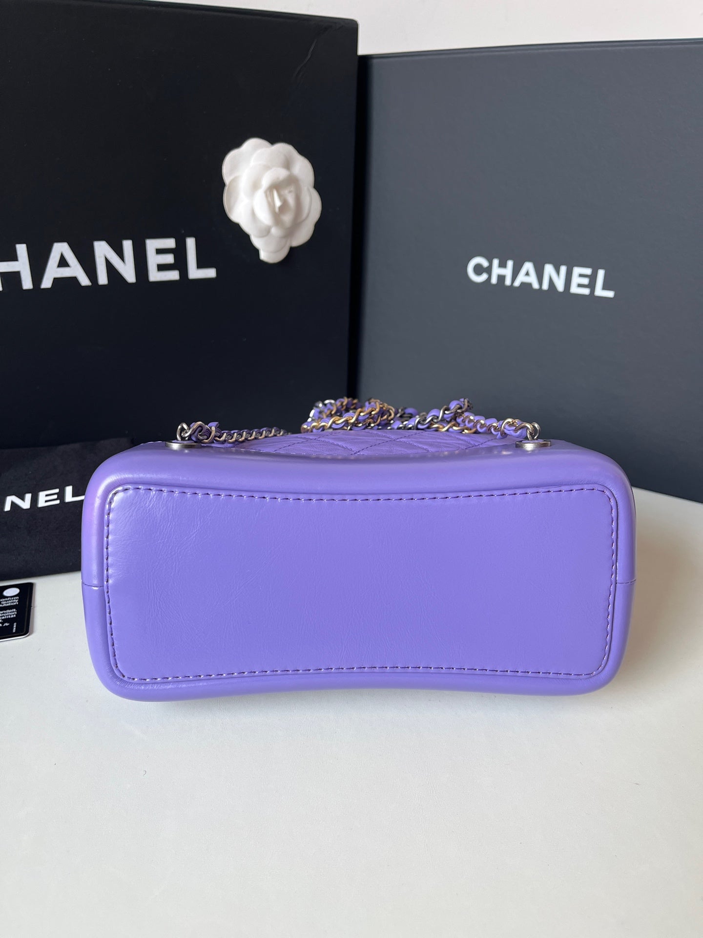 Chanel - Gabrielle - Calfskin - Purple - (small)