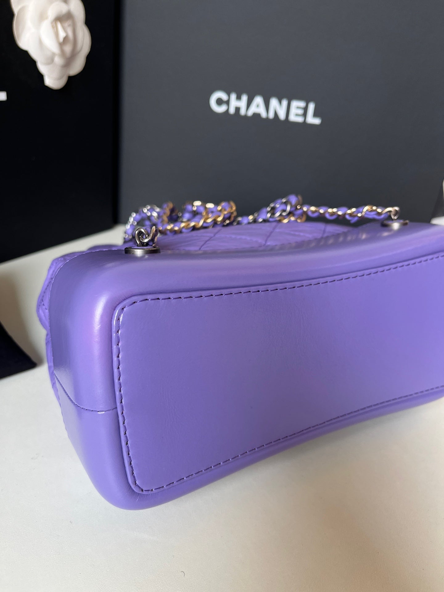 Chanel - Gabrielle - Calfskin - Purple - (small)