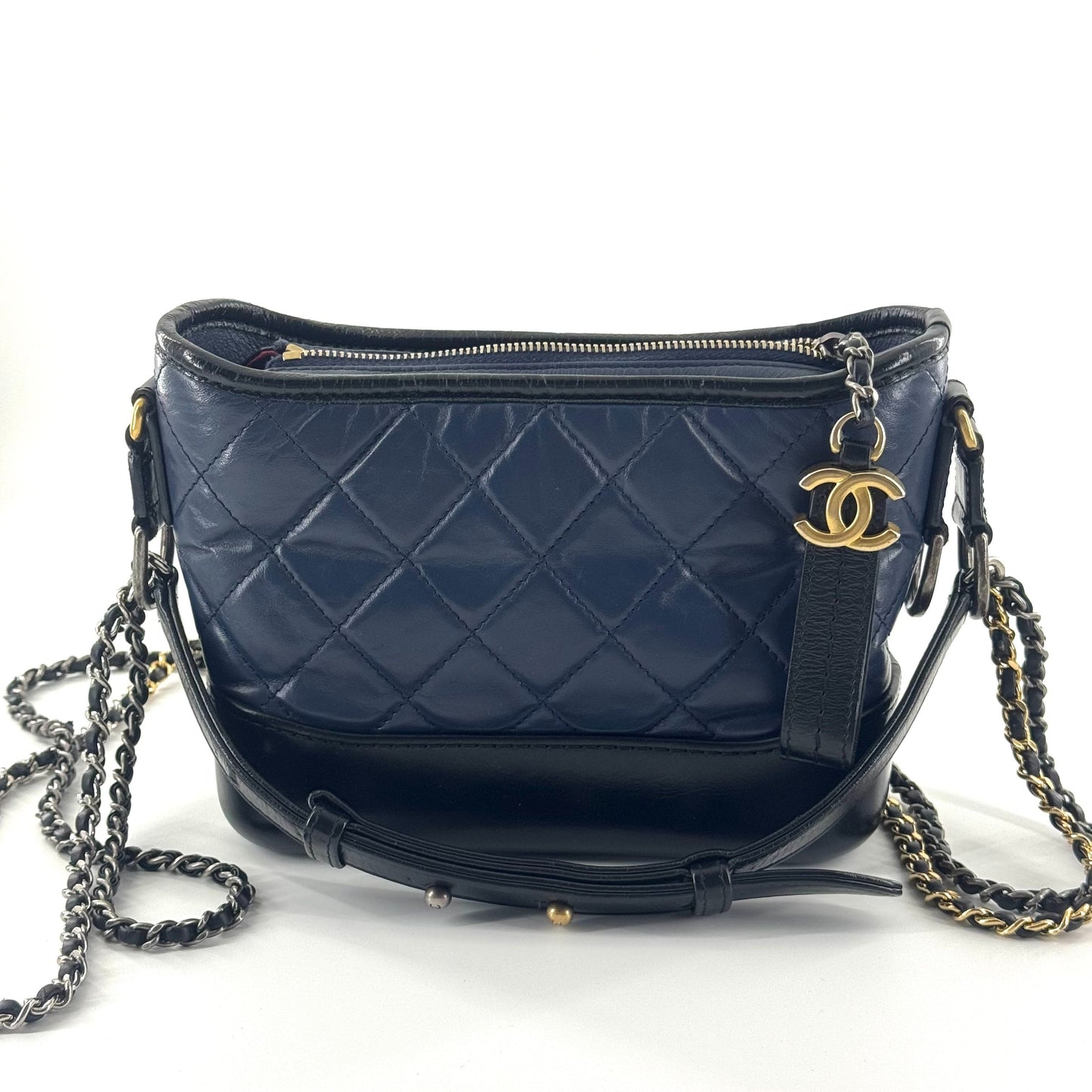 Chanel - Gabrielle Hobo - Leather - Navy