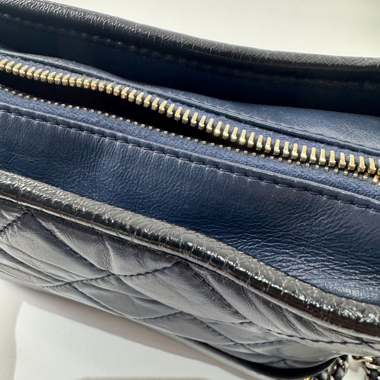 Chanel - Gabrielle Hobo - Leather - Navy