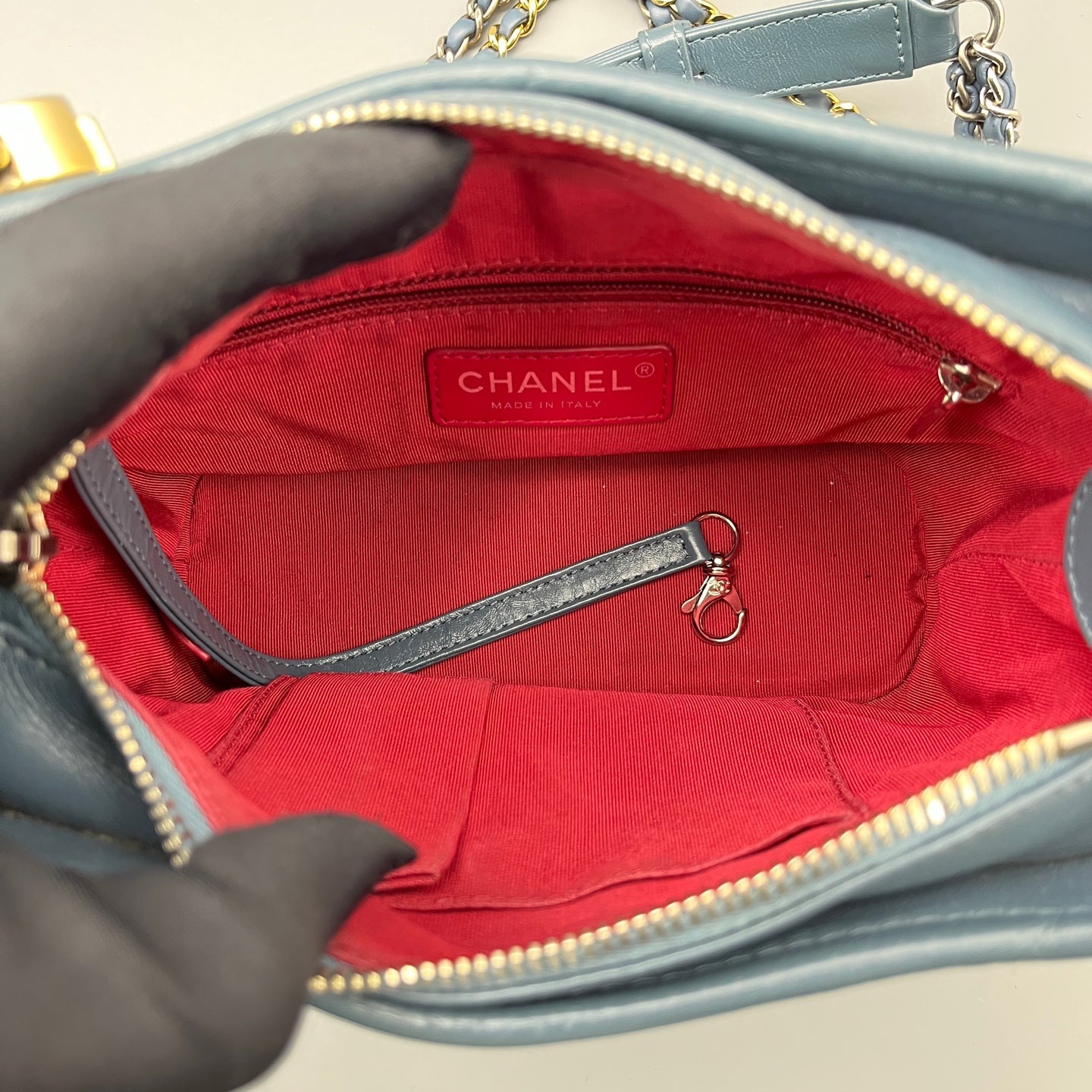 Chanel - Gabrielle Hobo Bag - Leather - Blue