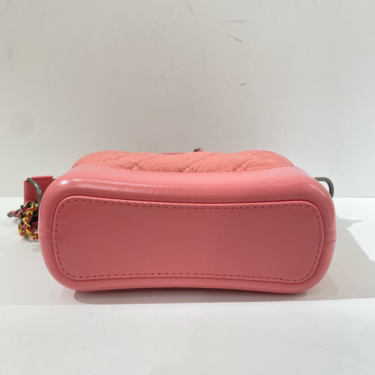 Chanel - Gabrielle Hobo Bag - Aged calfskin and smooth calfskin leather - Pink - (Mini)