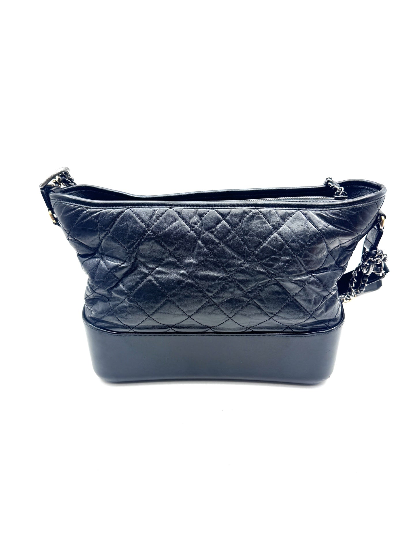 Chanel - Gabrielle Hobo Bag - Calfskin leather - Black - (Medium)