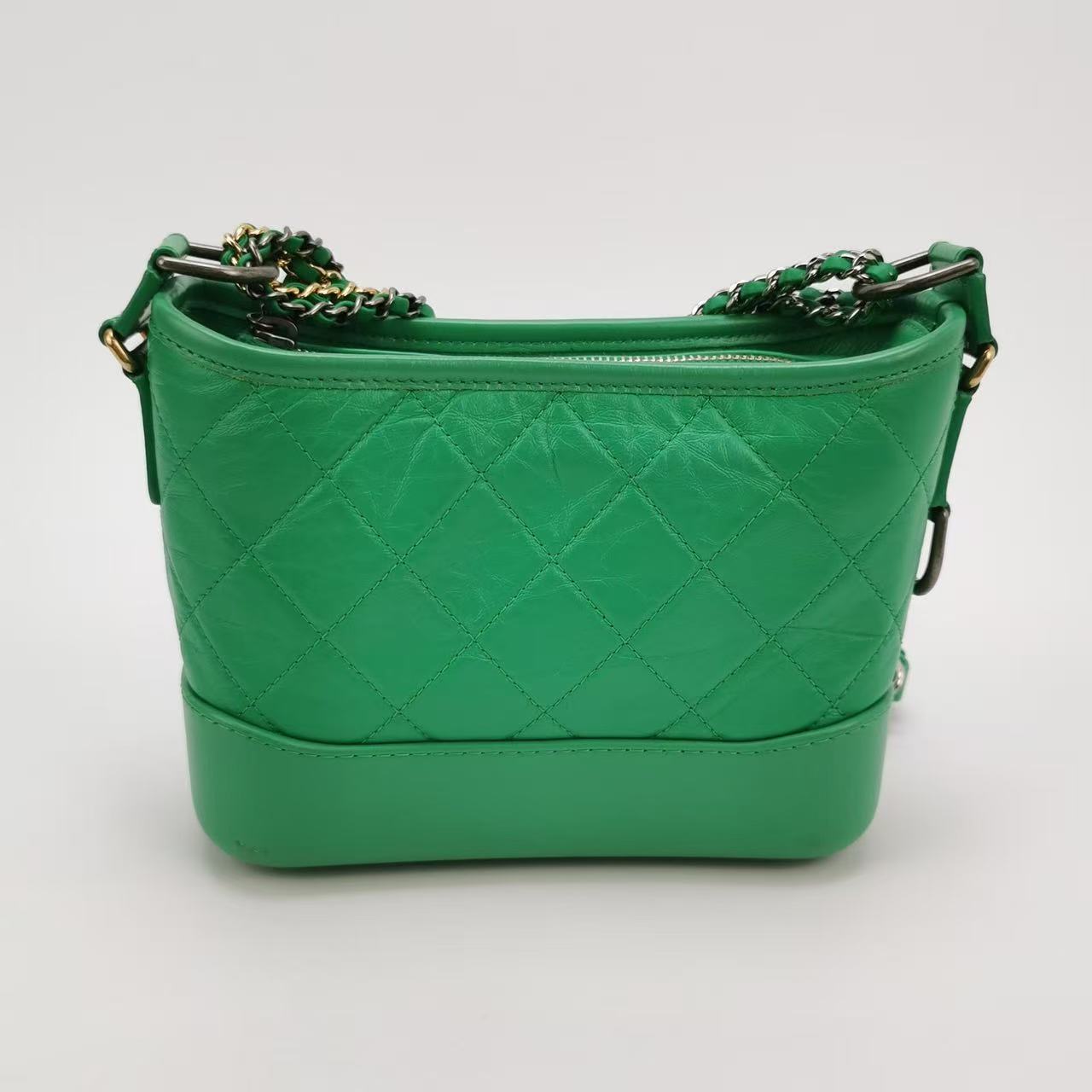 Chanel - Gabrielle Hobo Bag - Calfskin leather - Green - (Small)