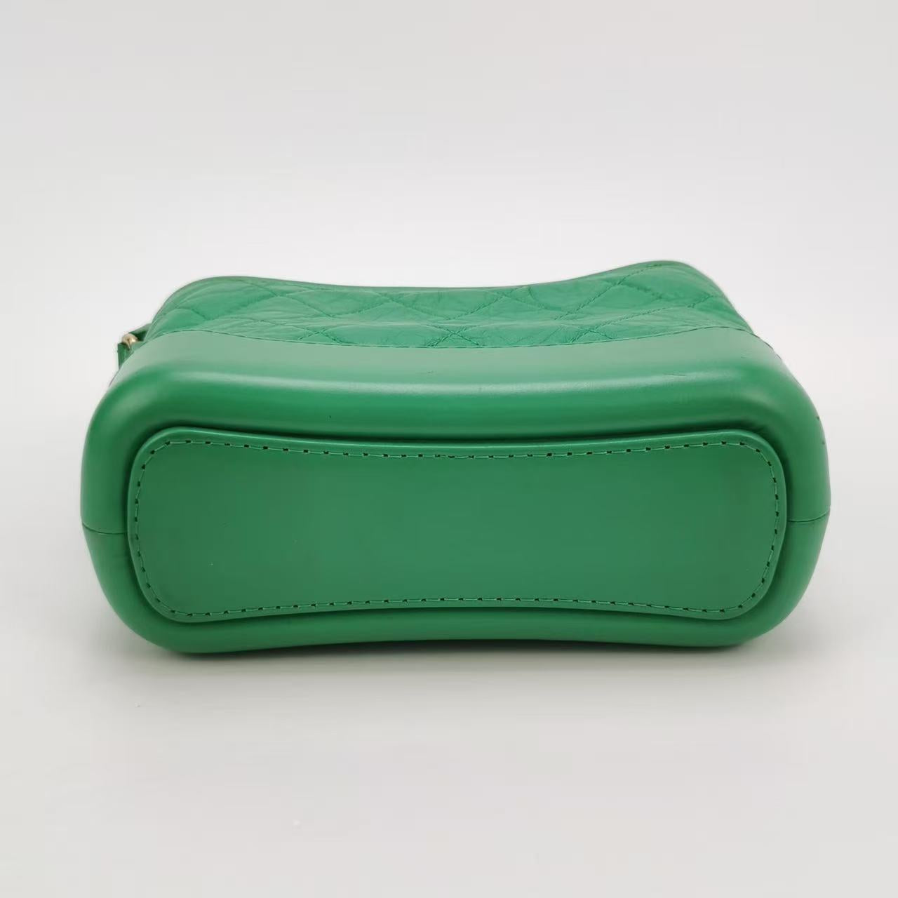 Chanel - Gabrielle Hobo Bag - Calfskin leather - Green - (Small)