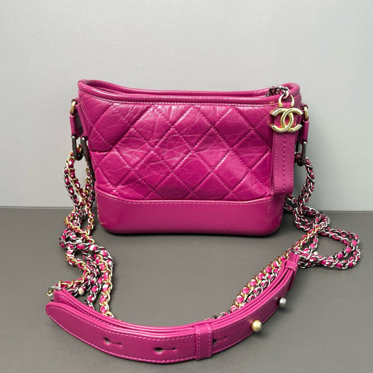 Chanel - Gabrielle Hobo Bag - Calfskin leather - Pink - (Small)