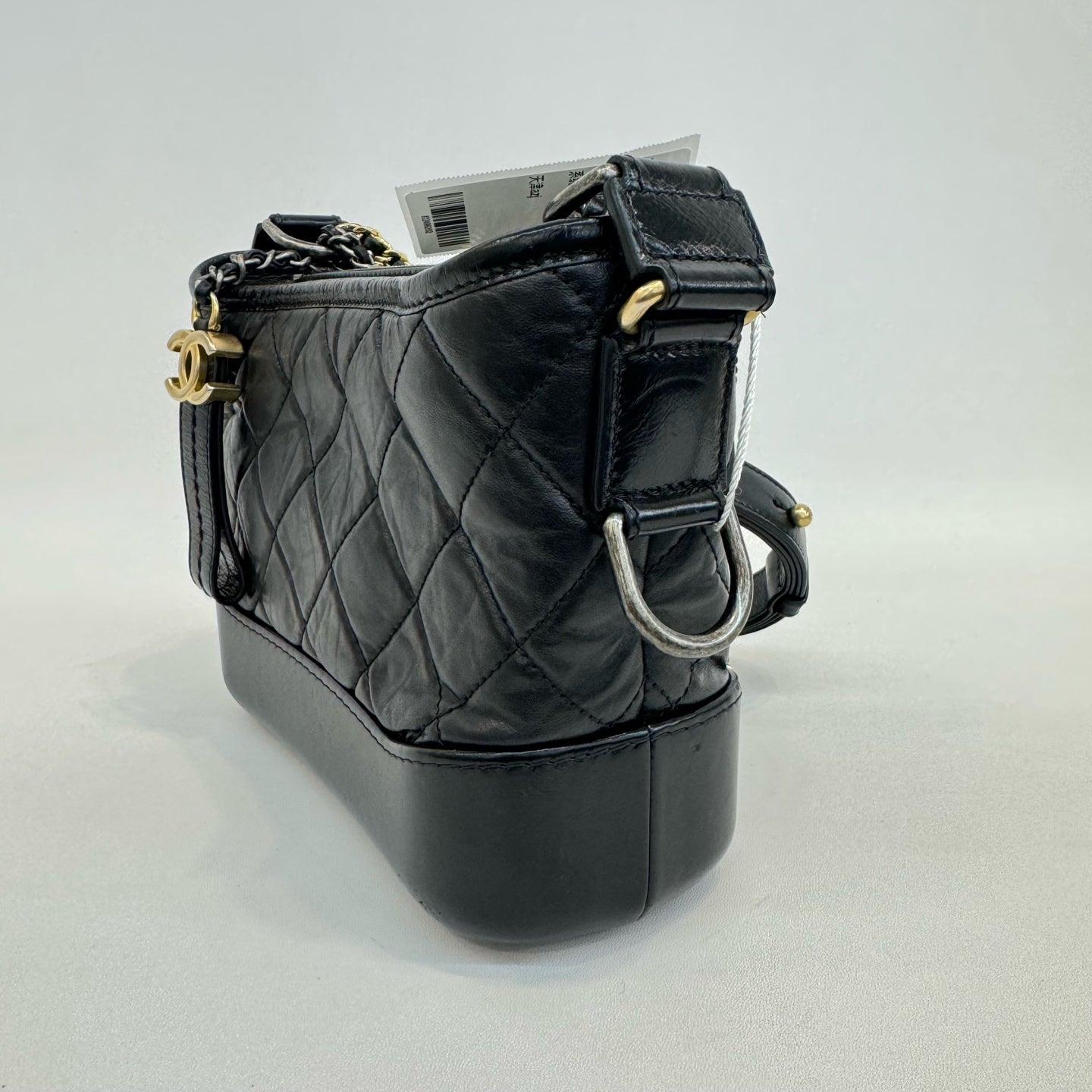 Chanel - Gabrielle Hobo Bag - Leather - Black - (small)