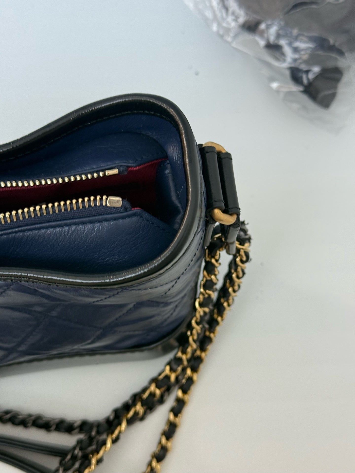 Chanel - Gabrielle Hobo Bag - Leather - Blue - (small)