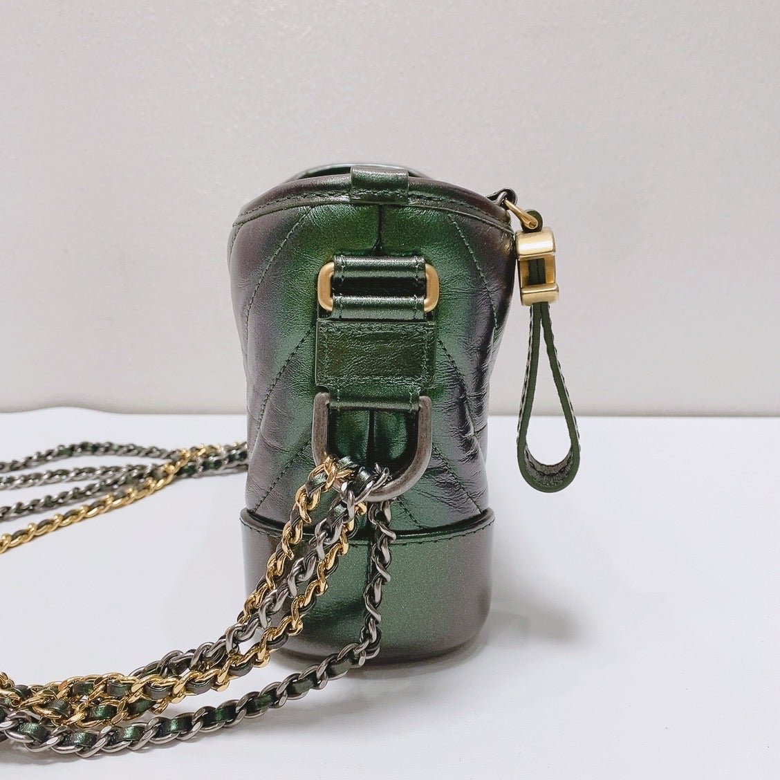 Chanel - Gabrielle Hobo Bag - Leather - Green - (small)