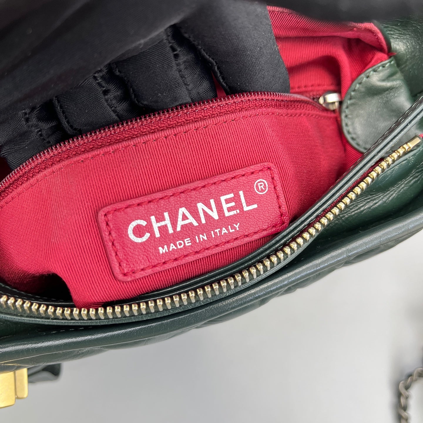 Chanel - Gabrielle Hobo Bag - Leather - Green - (small)