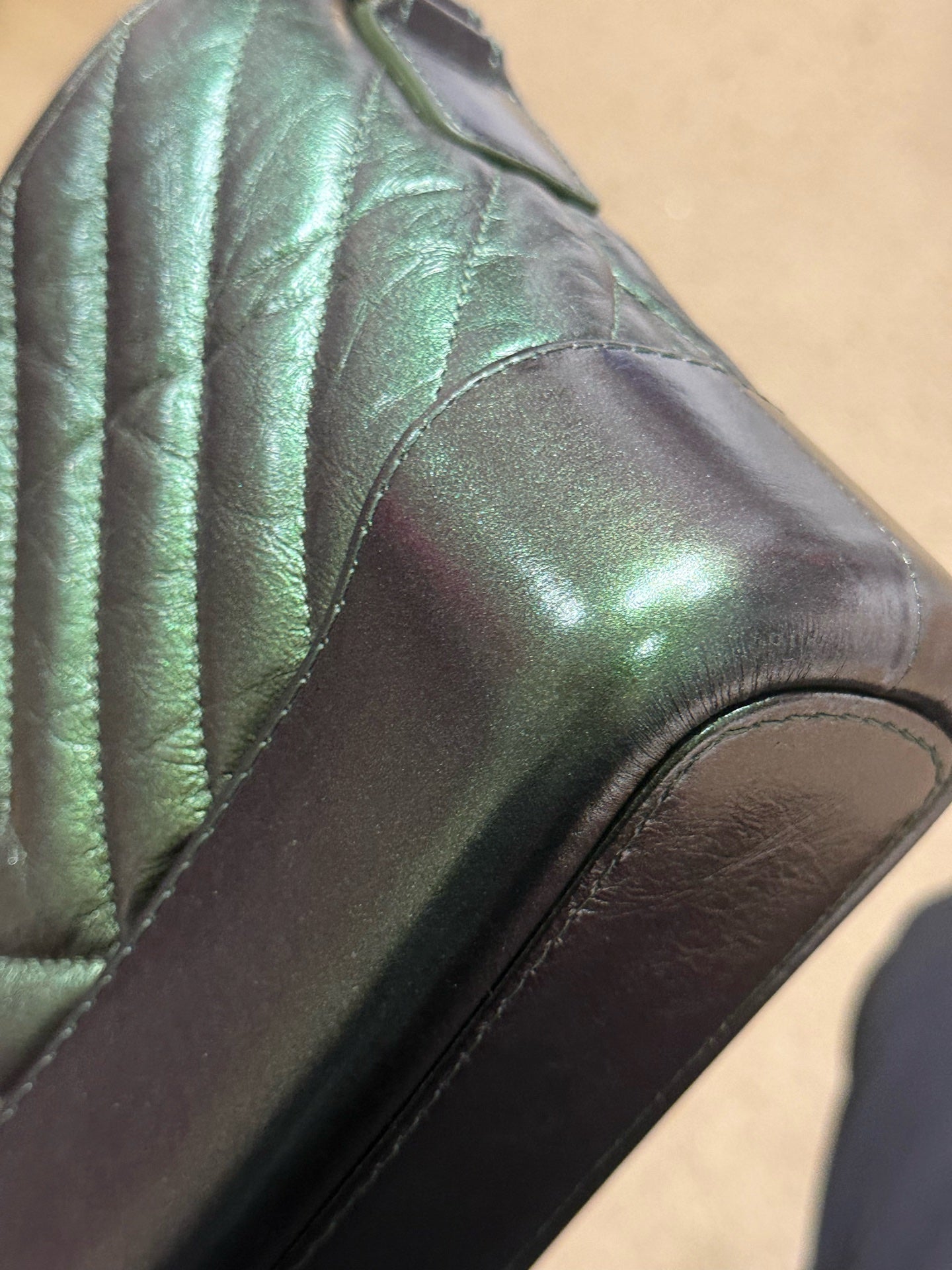 Chanel - Gabrielle Hobo Bag - Leather - Green - (small)