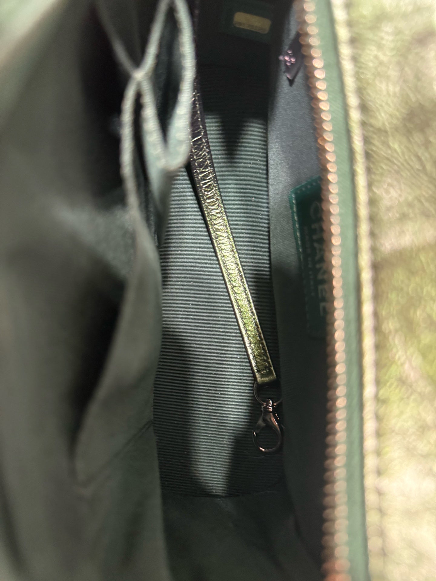 Chanel - Gabrielle Hobo Bag - Leather - Green - (small)