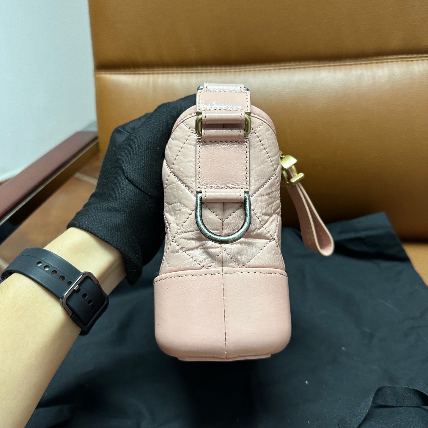 Chanel - Gabrielle Hobo Bag - Leather - Pink - (small)