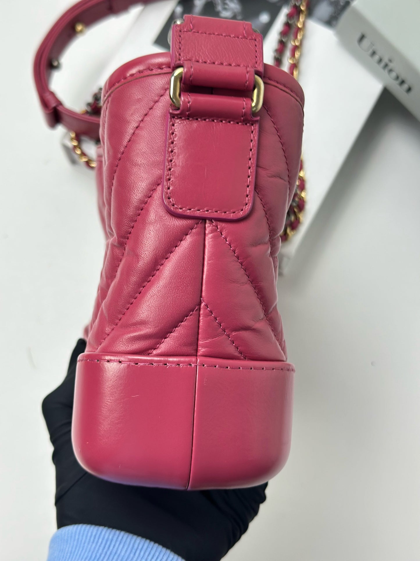 Chanel - Gabrielle Hobo Bag - Leather - Pink - (small)