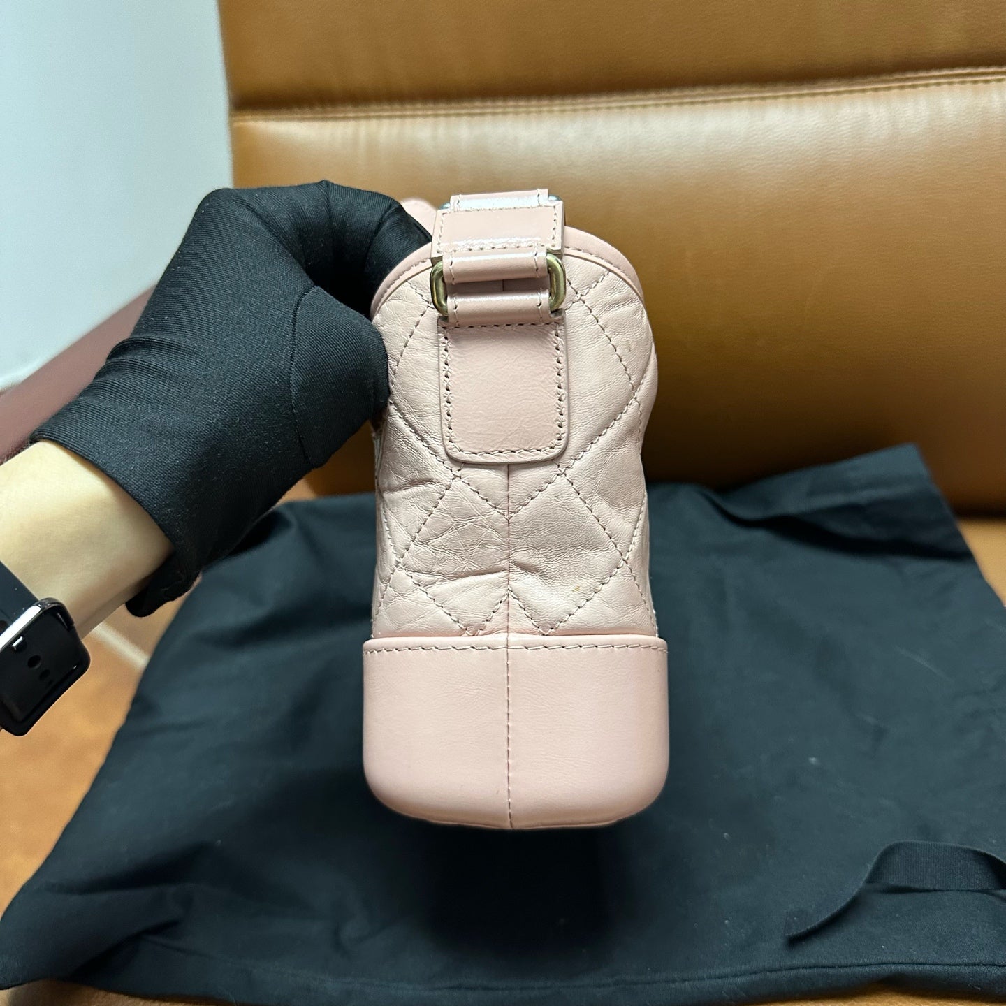 Chanel - Gabrielle Hobo Bag - Leather - Pink - (small)