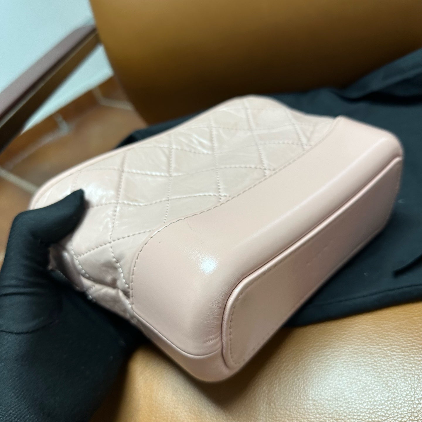 Chanel - Gabrielle Hobo Bag - Leather - Pink - (small)