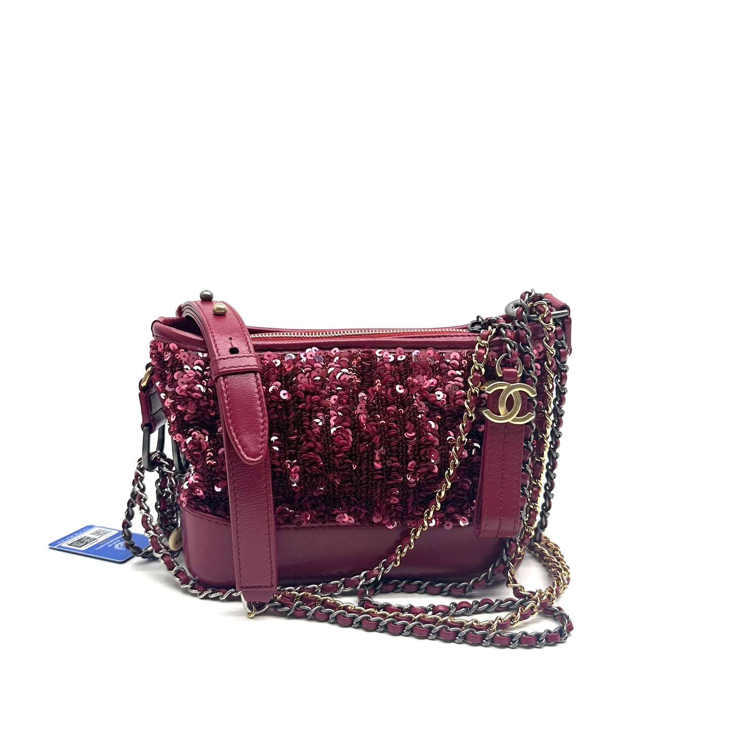 Chanel - Gabrielle Hobo Bag - Leather - Red - (Small)