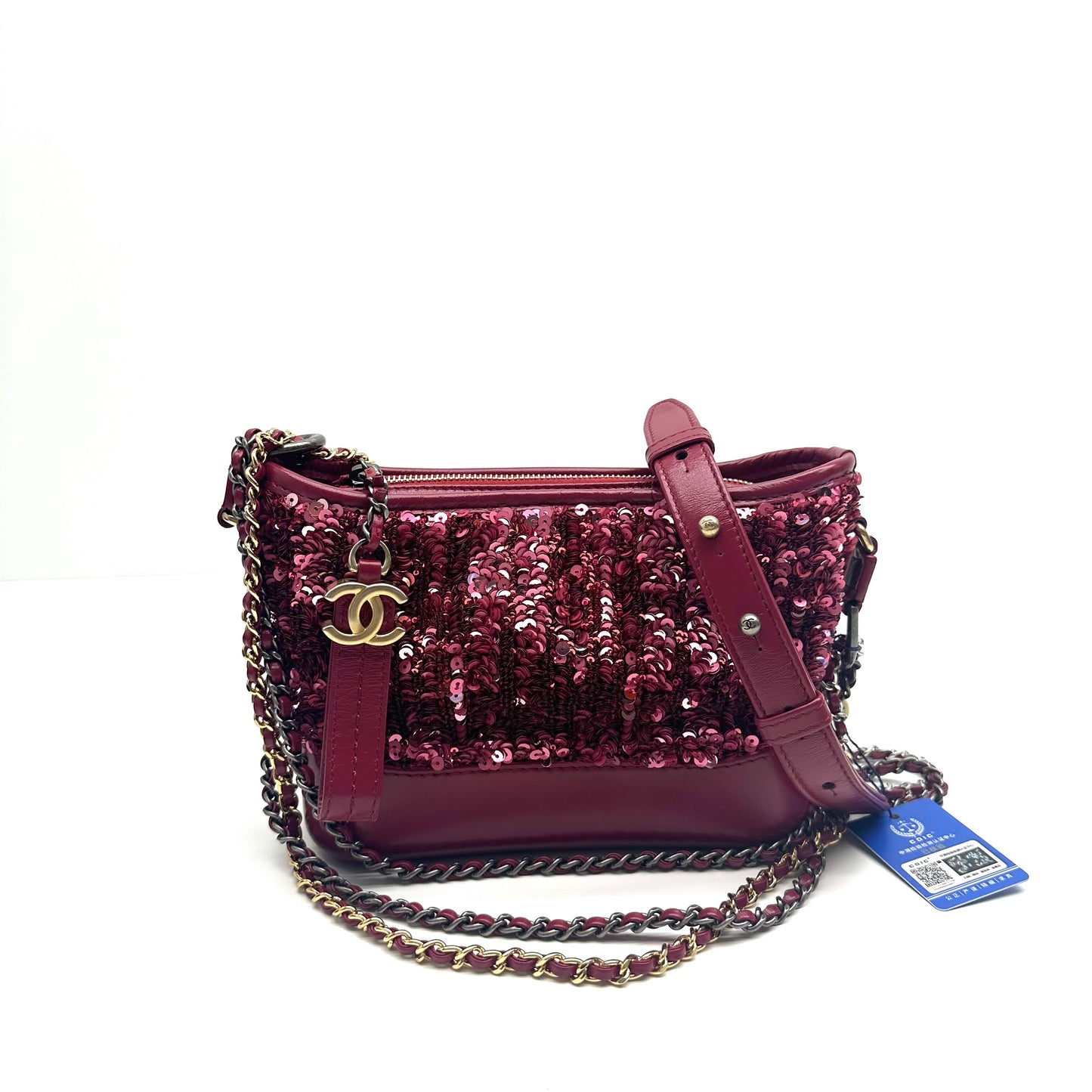 Chanel - Gabrielle Hobo Bag - Leather - Red - (Small)