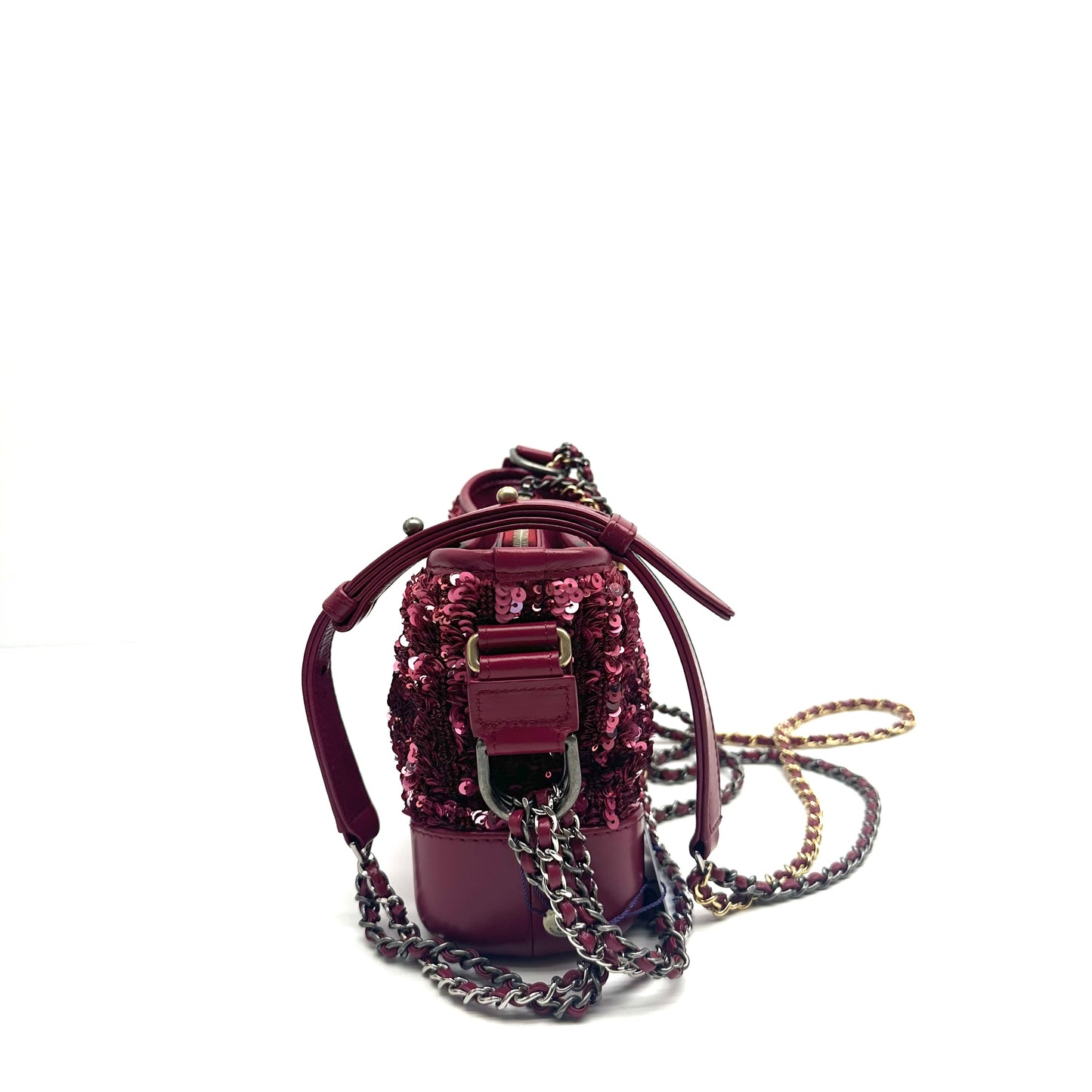 Chanel - Gabrielle Hobo Bag - Leather - Red - (Small)