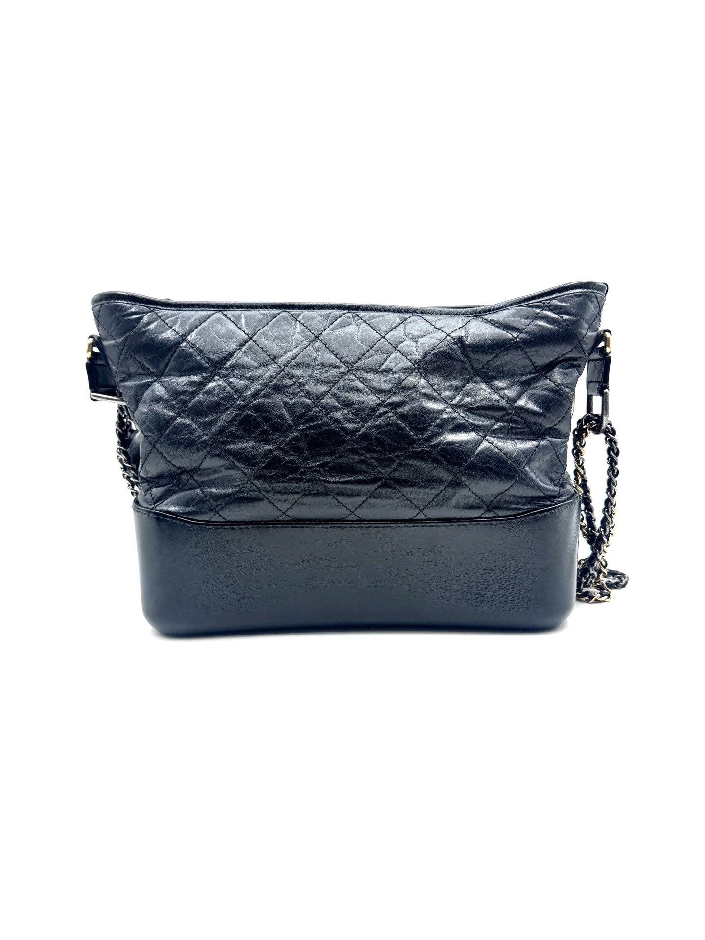 Chanel - Gabrielle Hobo - Cowhide leather - Black - (small)