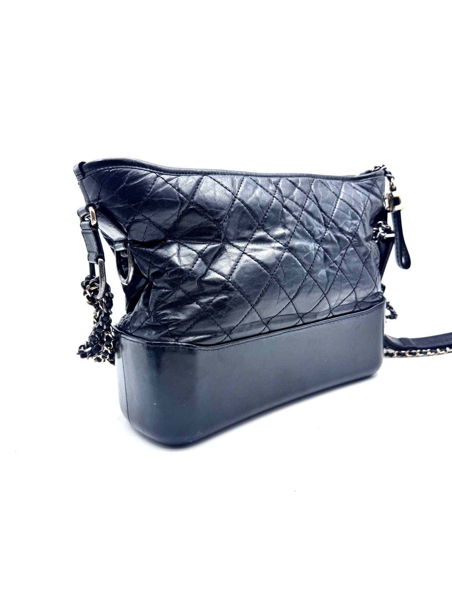 Chanel - Gabrielle Hobo - Cowhide leather - Black - (small)