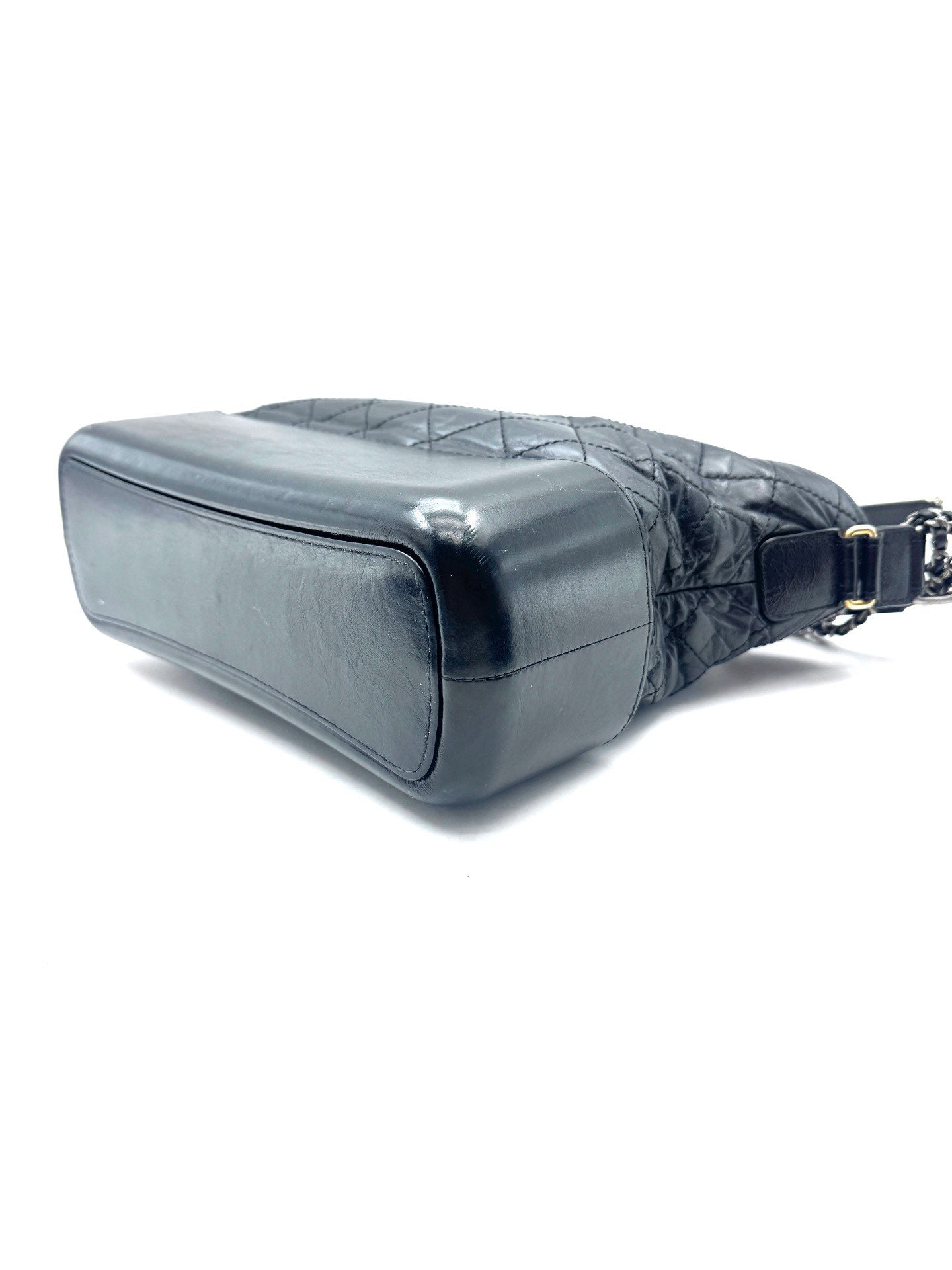 Chanel - Gabrielle Hobo - Cowhide leather - Black - (small)