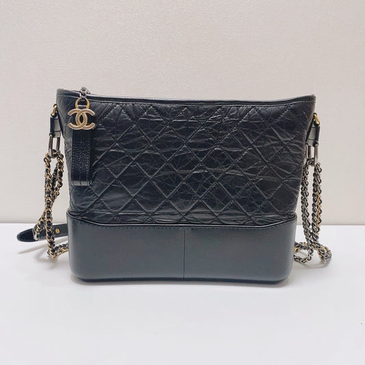 Chanel - Gabrielle Hobo - Leather - Black - (medium)