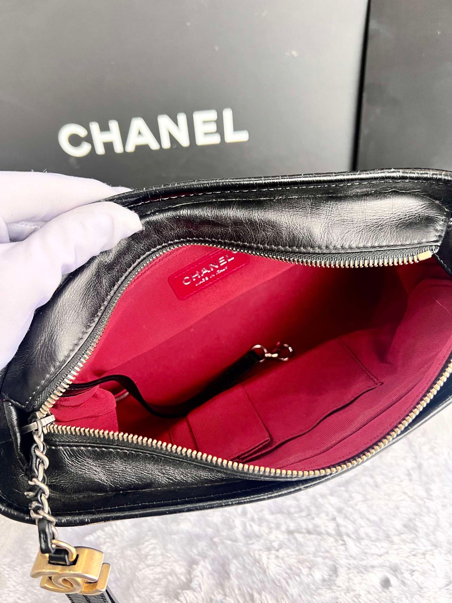 Chanel - Gabrielle Hobo - Leather - Black - (small)