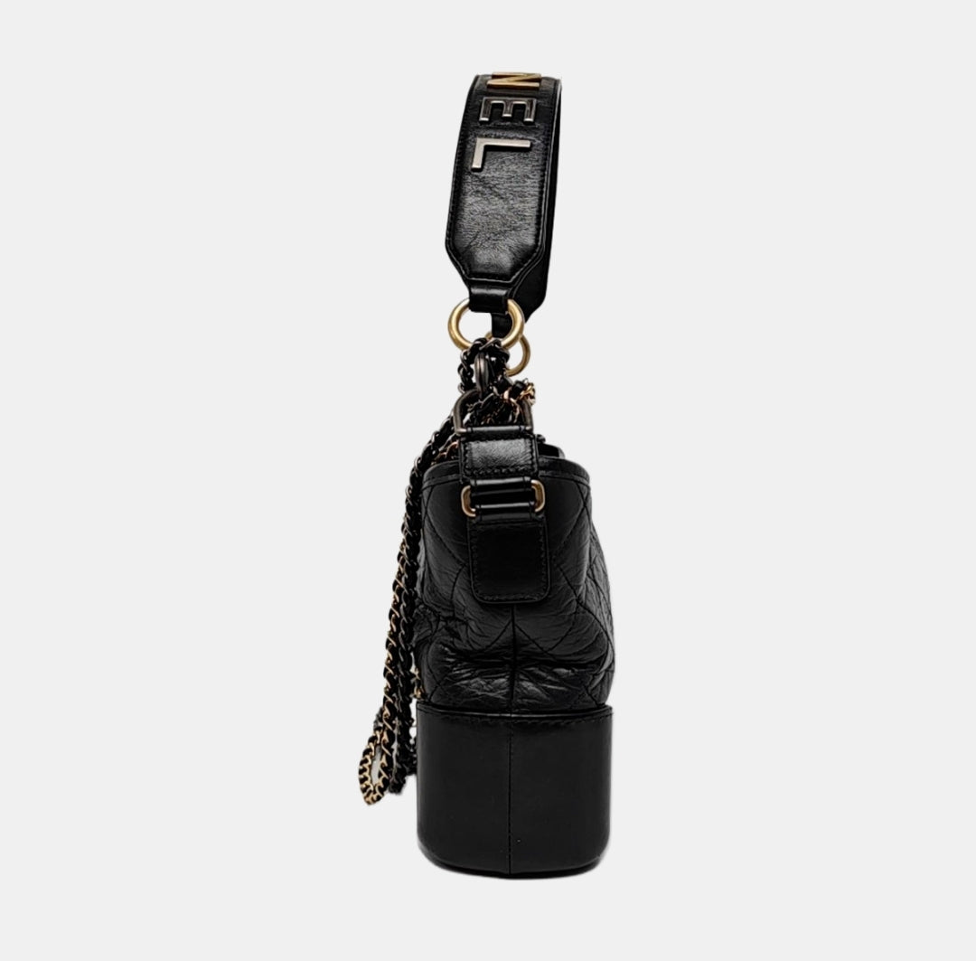 Chanel - Gabrielle Hobo - Leather - Black - (small)