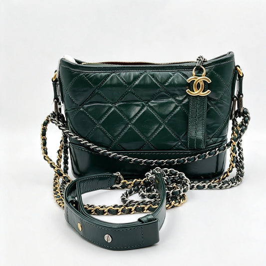Chanel - Gabrielle Hobo - Leather - Green - (Small)