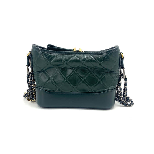 Chanel - Gabrielle Hobo - Leather - Green - (small)