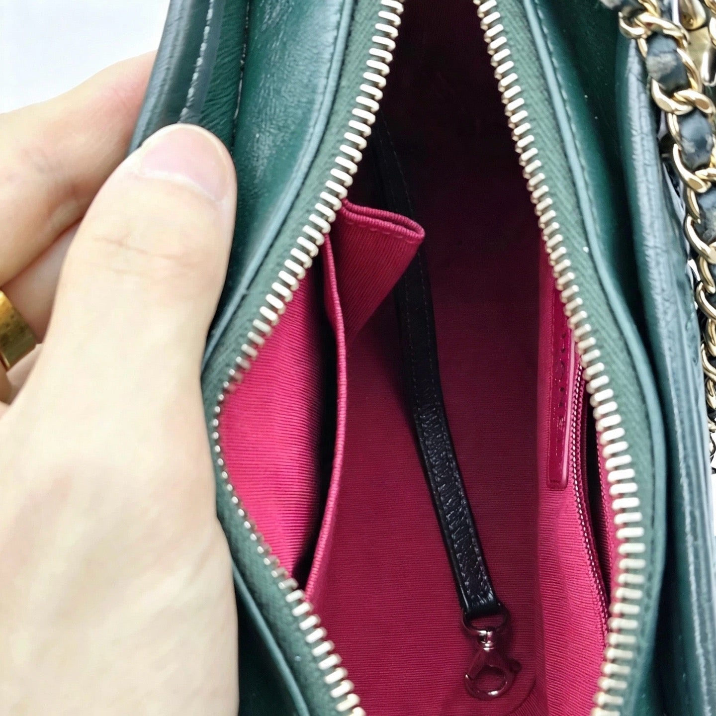 Chanel - Gabrielle Hobo - Leather - Green - (Small)