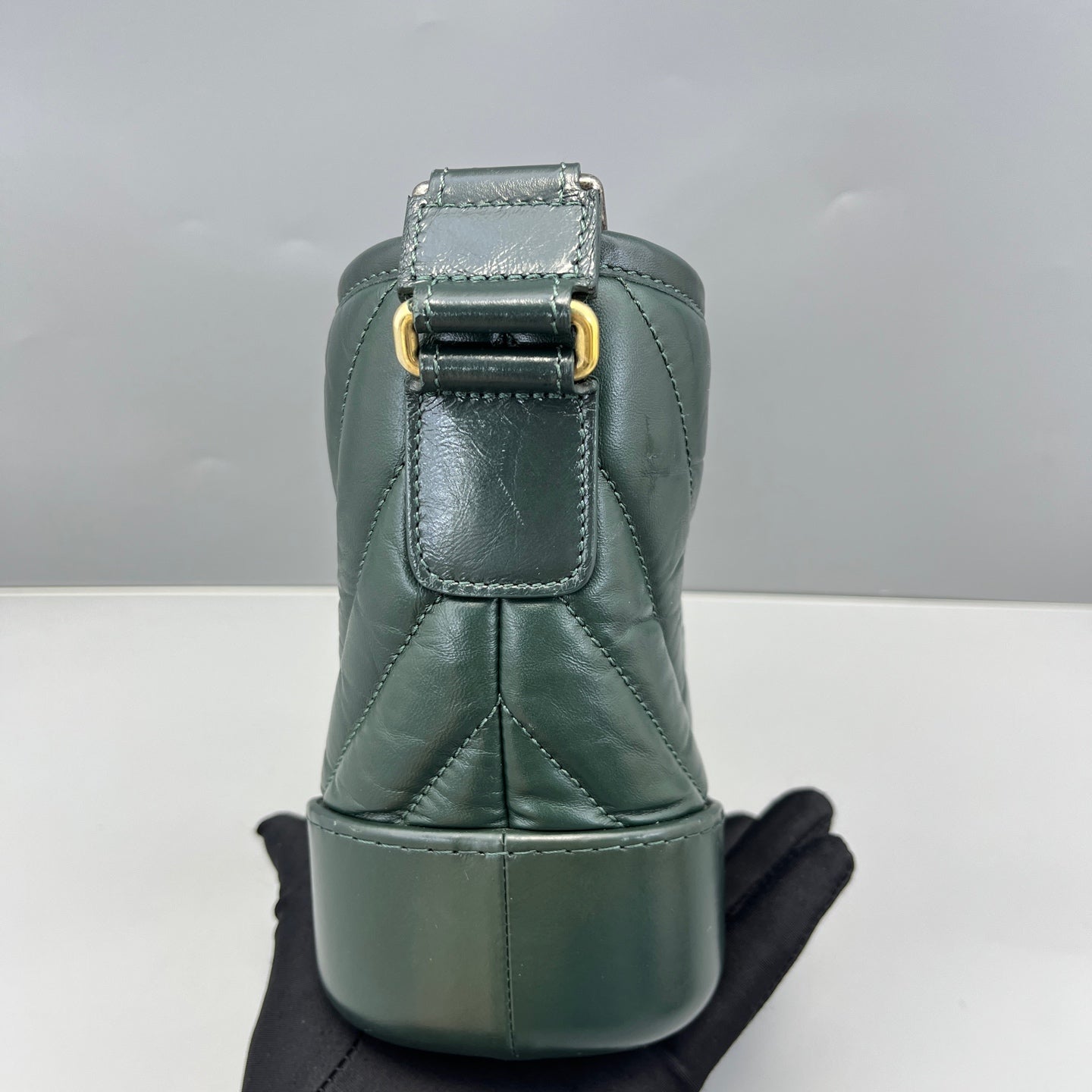 Chanel - Gabrielle Hobo - Leather - Green - (small)
