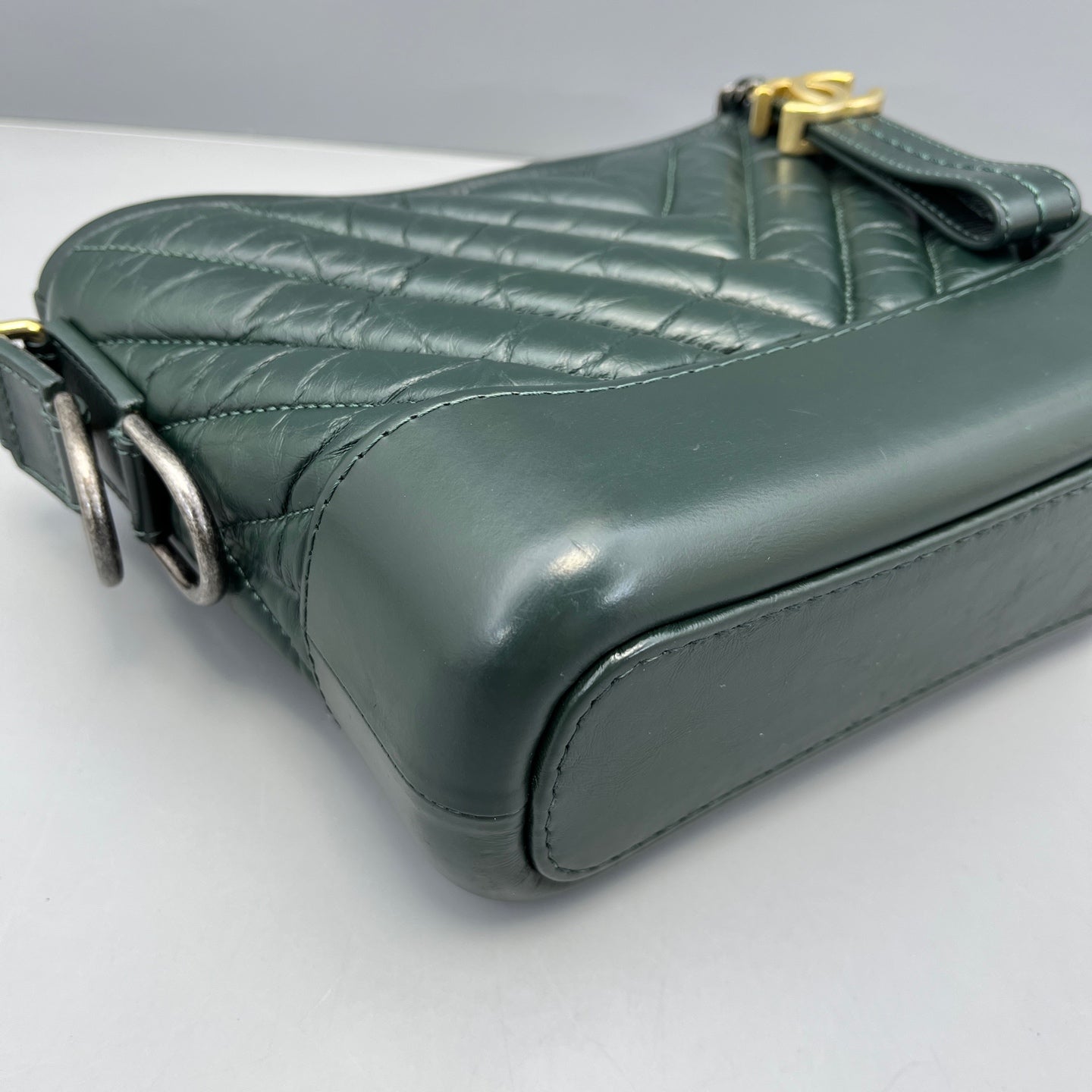 Chanel - Gabrielle Hobo - Leather - Green - (small)