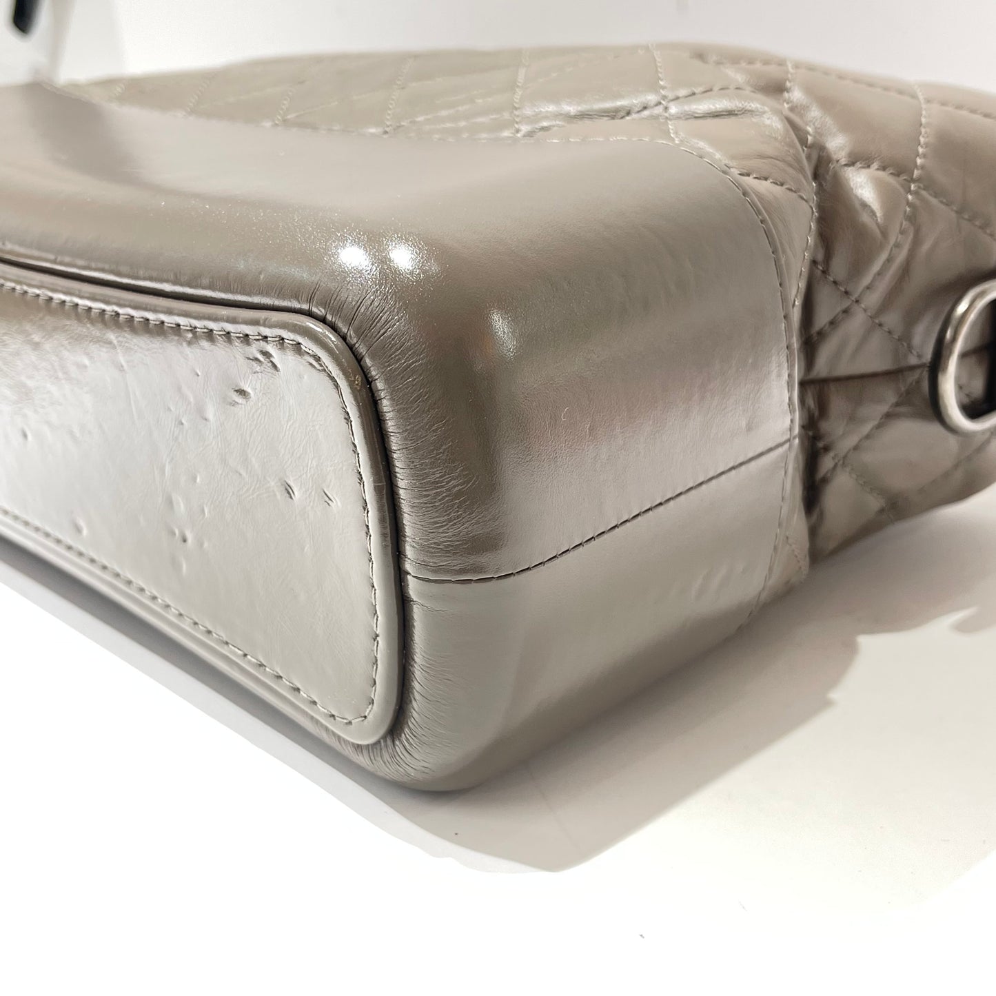 Chanel - Gabrielle Hobo - Leather - Grey - (Medium)