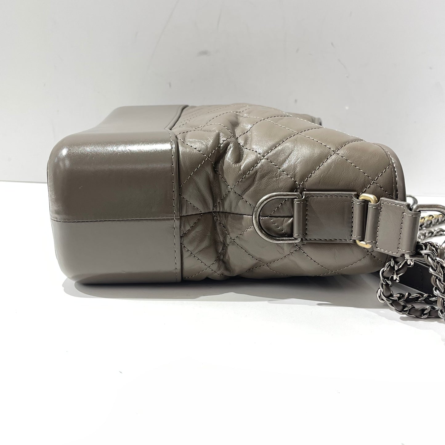 Chanel - Gabrielle Hobo - Leather - Grey - (Medium)