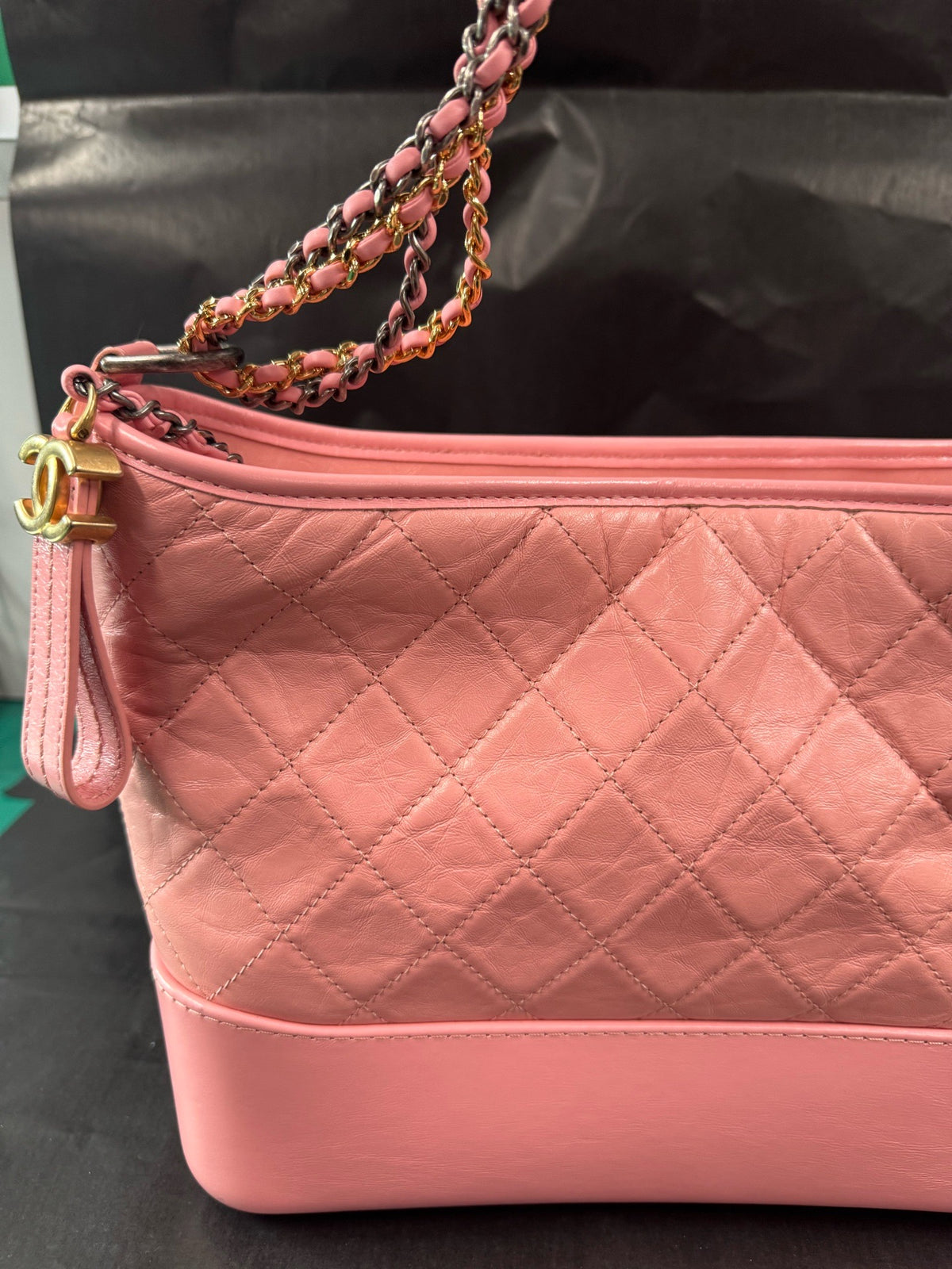 Chanel - Gabrielle Hobo Medium - Leather - Pink - (medium)