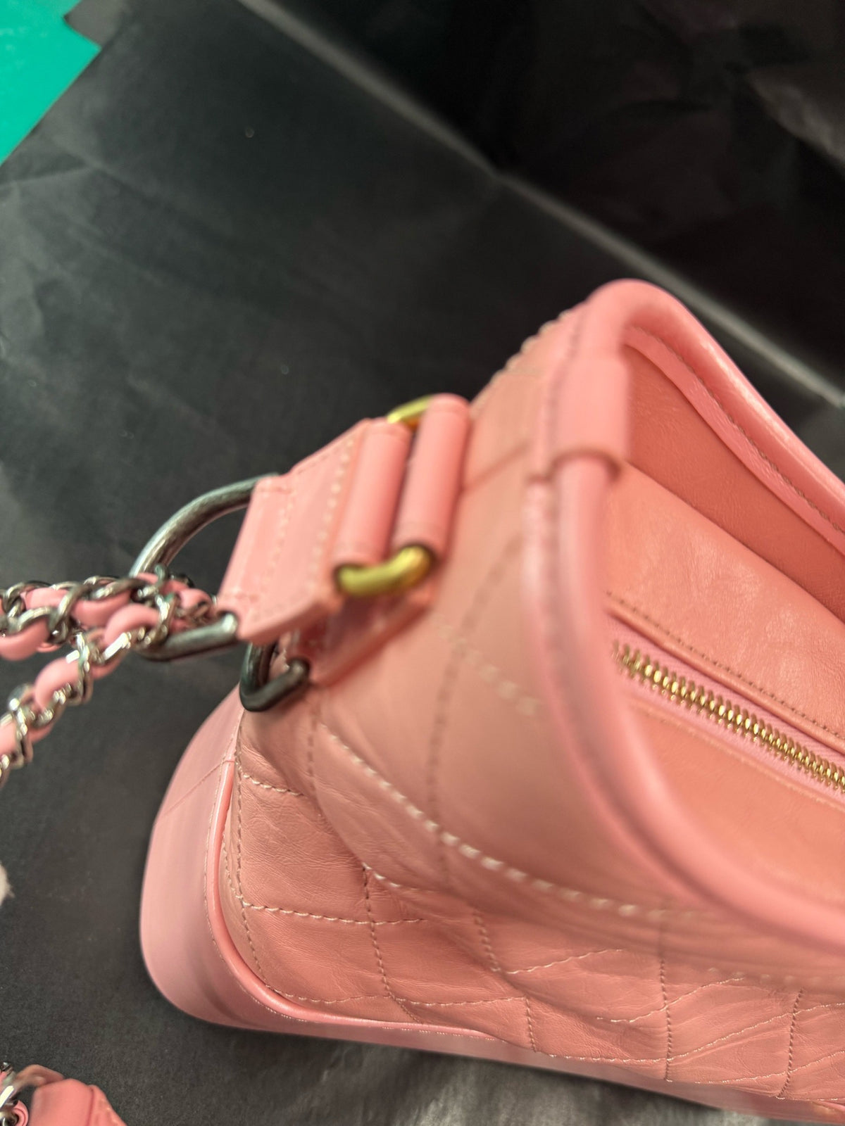 Chanel - Gabrielle Hobo Medium - Leather - Pink - (medium)